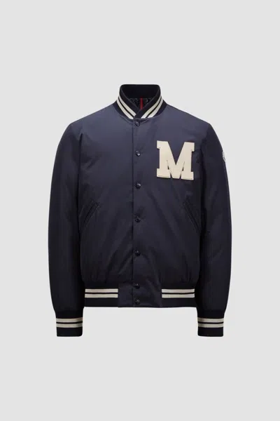 Moncler Ribbed Collar With Striped Details Jacket In 74s