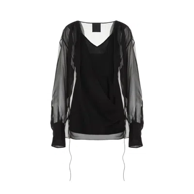 Givenchy Topwear In Black Silk In Black