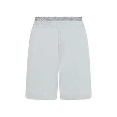 Shop Bottega Veneta Men's Shorts In Grey