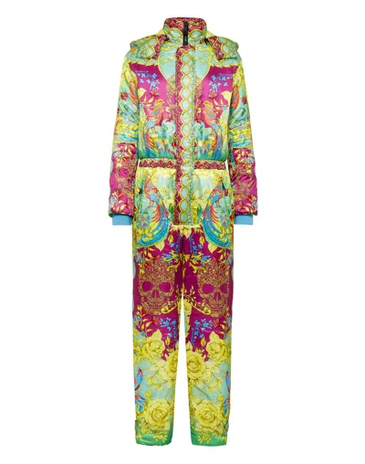 Philipp Plein New Baroque Ski Jumpsuit In Multi