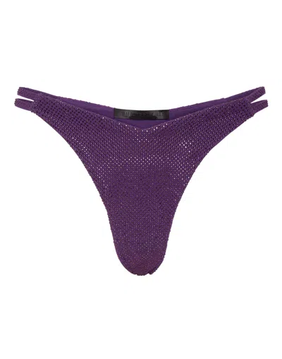 Philipp Plein Slip Underwear In Purple