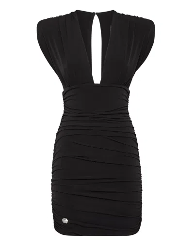 PHILIPP PLEIN WRINKLES MINI DRESS 