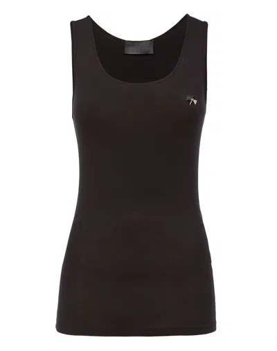 Philipp Plein Tank Top Basic One In Black