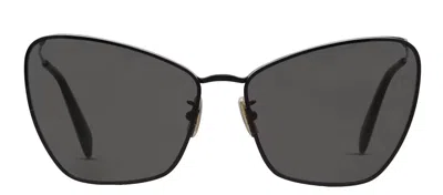 Celine Cl 40069 Un 01a Butterfly Sunglasses In Grey