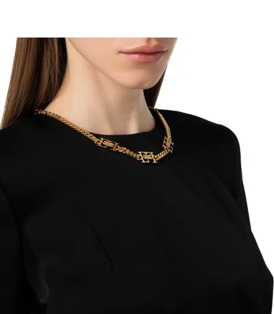 Elisabetta Franchi Chain-embellished Asymmetric Crepe Dress In Black