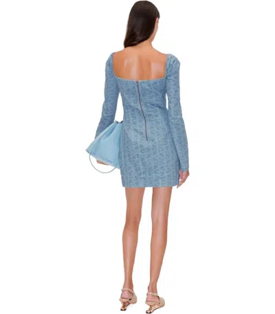 Stine Goya Kitty Denim Dress In Light Blue