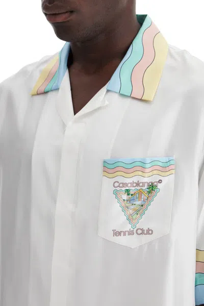 CASABLANCA SILK MAISON DE REVE SHIRT IN NINE 