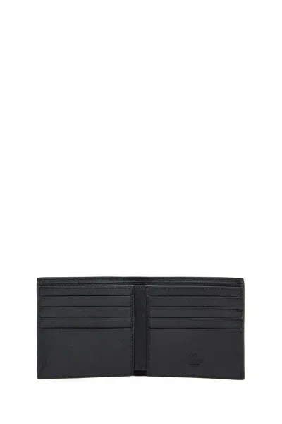 Shop Valentino Vlogo Signature Wallet In Black