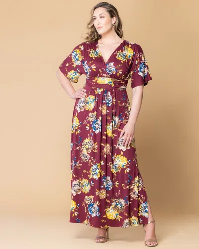 Kiyonna Vienna Maxi Dress In Multi