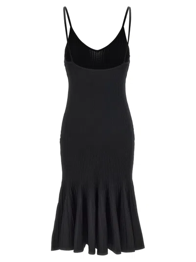 Khaite Pointelle-knit Queen Midi Dress
