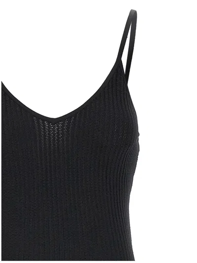 Khaite Pointelle-knit Queen Midi Dress