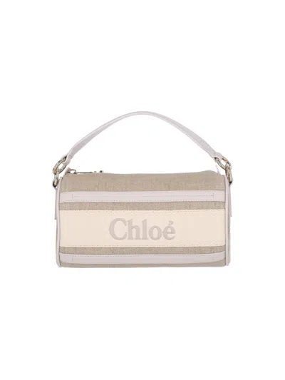 Shop Chloé Women Tubular Shoulder Bag In Gray