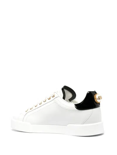 Shop Dolce & Gabbana Classic Sneaker Shoes In White