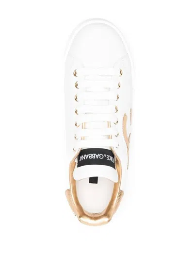 Shop Dolce & Gabbana Classic Sneaker Shoes In White