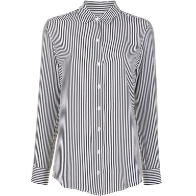 Equipment Women's Shirts In White/black