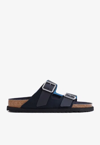 Shop Birkenstock 1774 1774 Arizona Double-buckle Sandals In Blue