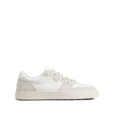 Shop Tod's Sneakers In White/neutrals