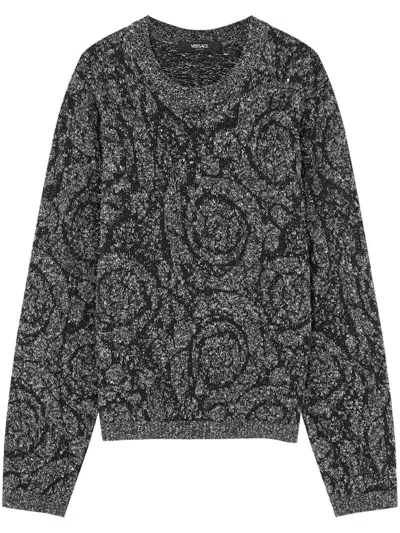 Versace Sweaters In Black