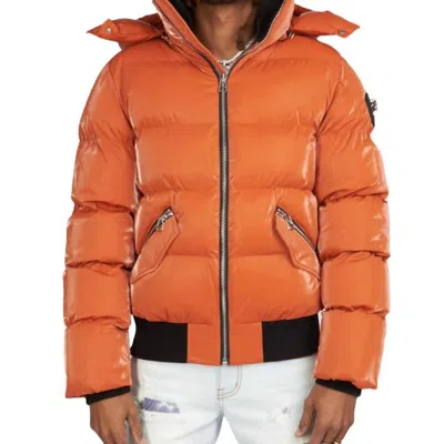 Woodpecker Woody Bomber Jacket In Orange In Orange