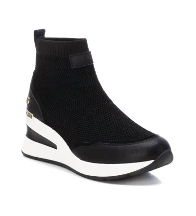 Xti Women's Wedge Sport Booties In Black In Black