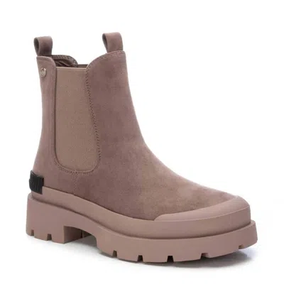 Xti Women's Suede Ankle Booties In Light Brown In Brown