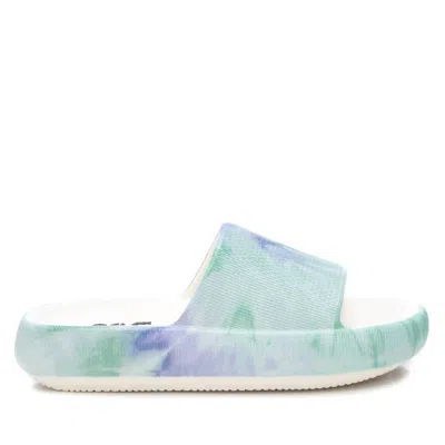 Xti Women's Pool Slides Sandals In Turquoise/aqua In Multi