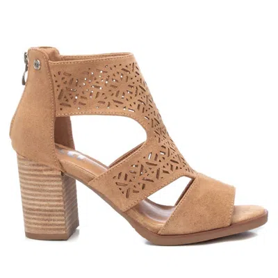 Shop Xti Women's Suede Sandals In Light Brown