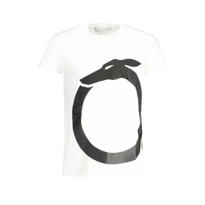 Trussardi White Cotton T-shirt In White