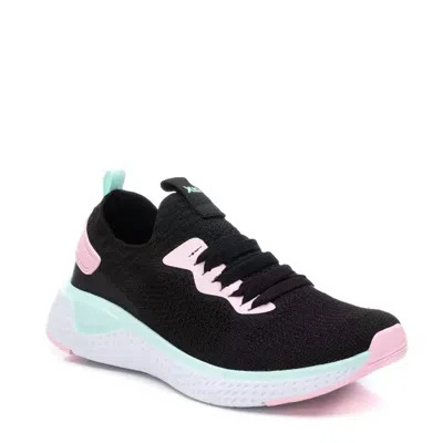 Xti Women's Lace-up Sneakers In Black In Black
