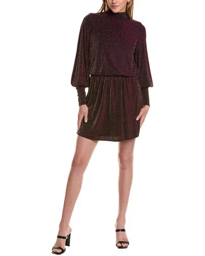 Black Halo Gavin Mini Dress In Gold