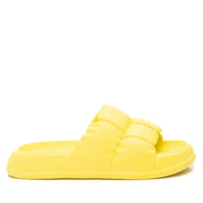 Xti Women's Pool Slides Sandals In Yellow In Yellow