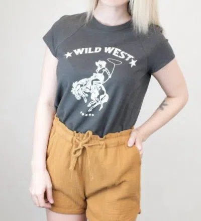 Thread & Supply Wild West Shirt In Black In Black