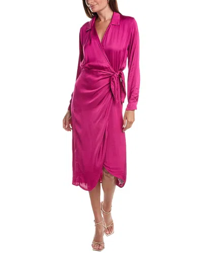 Velvet By Graham & Spencer Jovie Wrap Dress In Red
