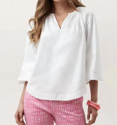 Trina Turk Relaxed Fit Adina 2 Top In White