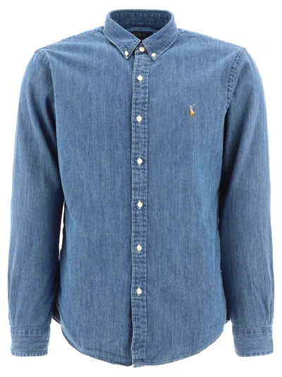 Shop Polo Ralph Lauren Pony Shirts In Blue