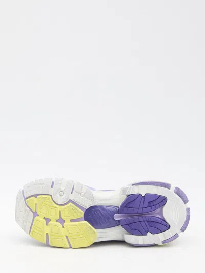 Balenciaga Purple Runner 2.0 Low Top Sneakers In White