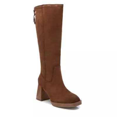 Xti Women's Suede Boots In Camel In Brown