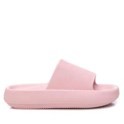 Xti Women's Rubber Flat Sandals In Pink In Pink