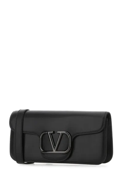 Shop Valentino Garavani Shoulder Bags In Black