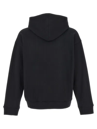 Moschino Hooded Sweatshirt With Drawn In White/black