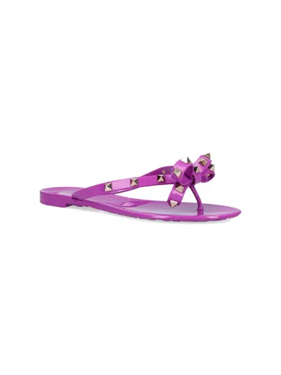 Shop Valentino Garavani Sandals In Violet