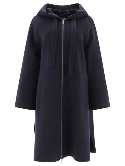 Shop 's Max Mara "felpi" Wool Coat In Blue