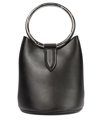 Shop Alaïa "ring" Handbag In Black