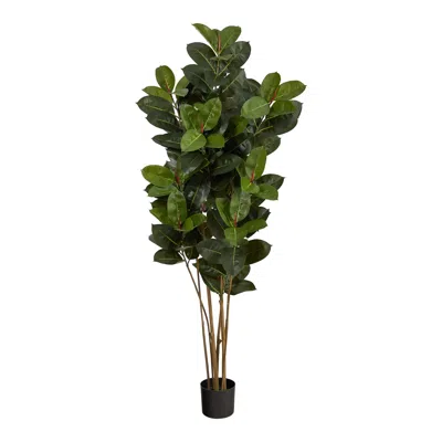 Homplanti 5.5' Oak Artificial Tree Uv Resistant (indoor/outdoor)