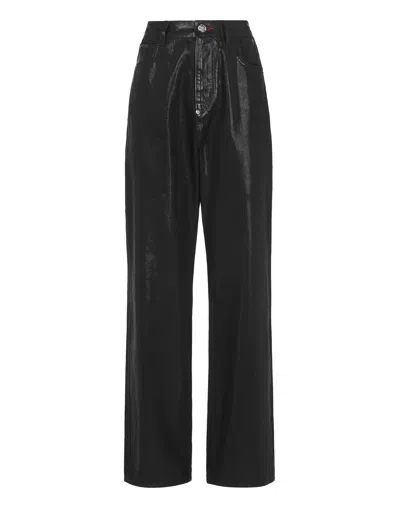 Philipp Plein Iconic Plein Loose-denim Jeans In Multi