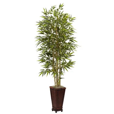 Homplanti 6' Bamboo Tree W/decorative Planter