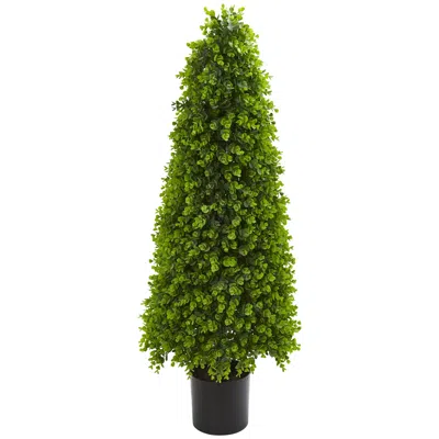 Homplanti 4' Eucalyptus Topiary Artificial Tree (indoor/outdoor)