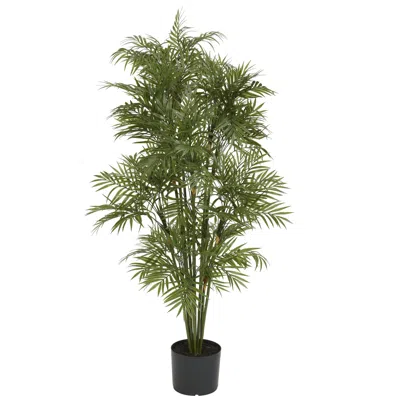 Homplanti 4' Plastic Parlour Palm Tree X 12 W/142 Lvs