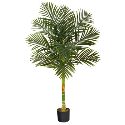 Homplanti 5' Golden Cane Artificial Palm Tree