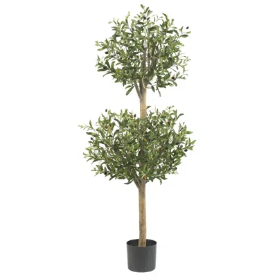 Homplanti 4.5' Olive Double Topiary Tree W/1794 Lvs